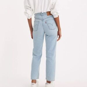 Levi's rib cage straight ankle Women's Light Blue Jeans